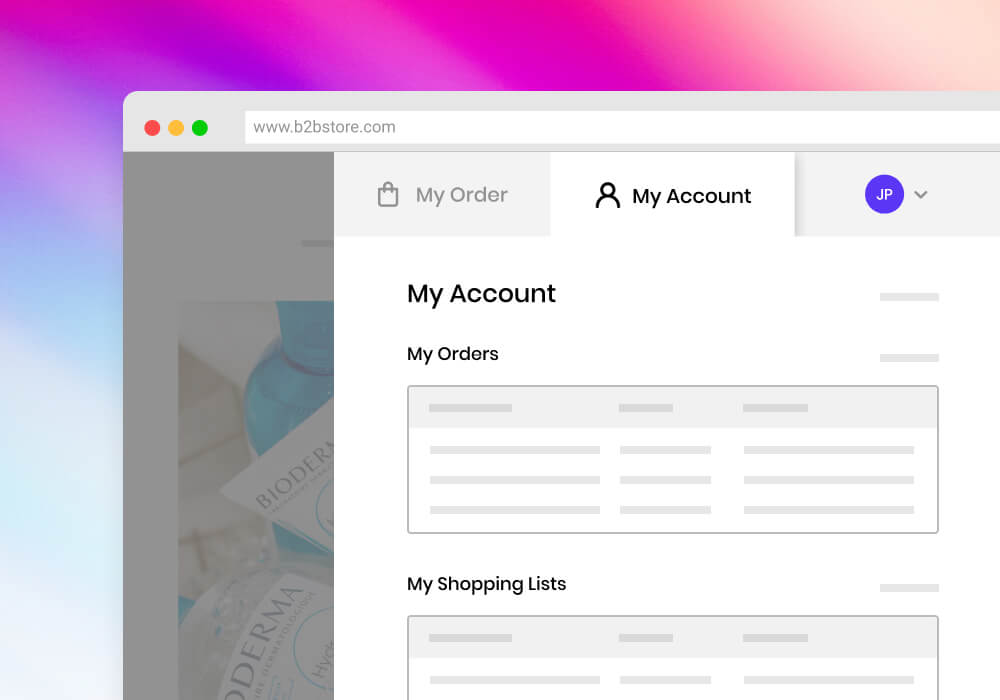 Perfecting the B2B customer account area and creating a brilliant customer experience