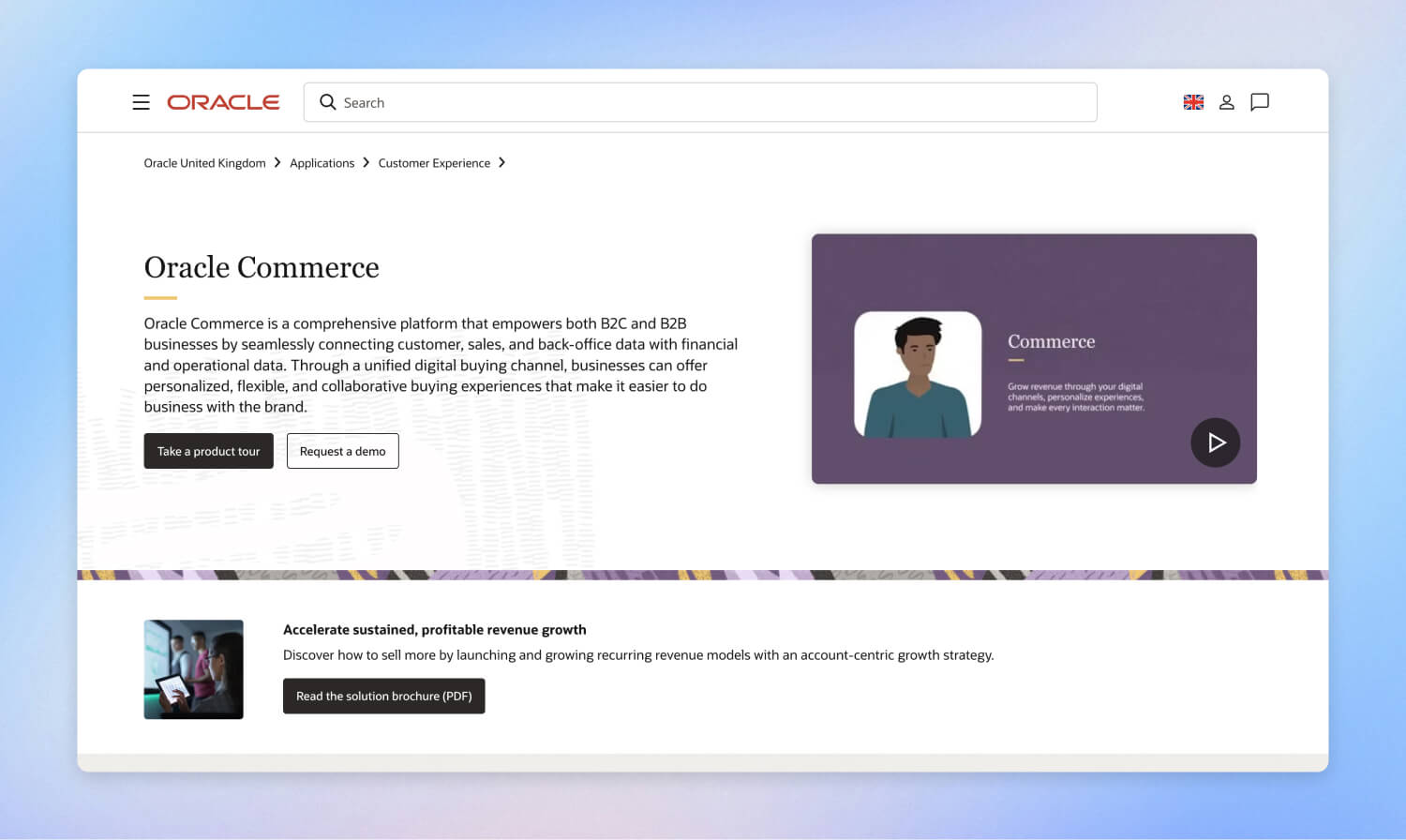 Oracle Commerce Cloud enterprise eCommerce platform