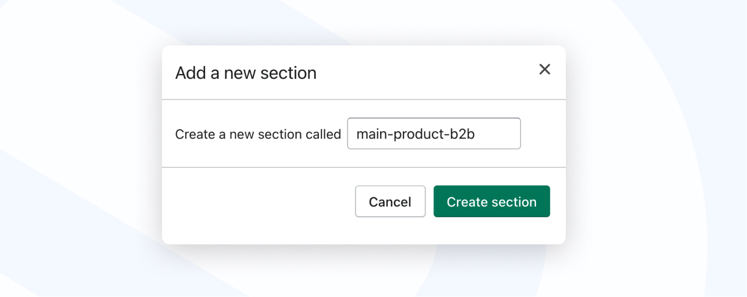Shopify B2B Product template