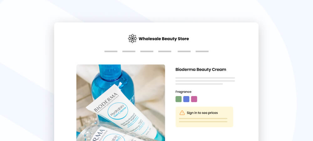 Shopify B2B Login page