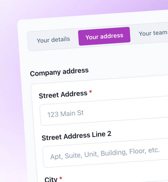 Multi-page, customer-friendly flows